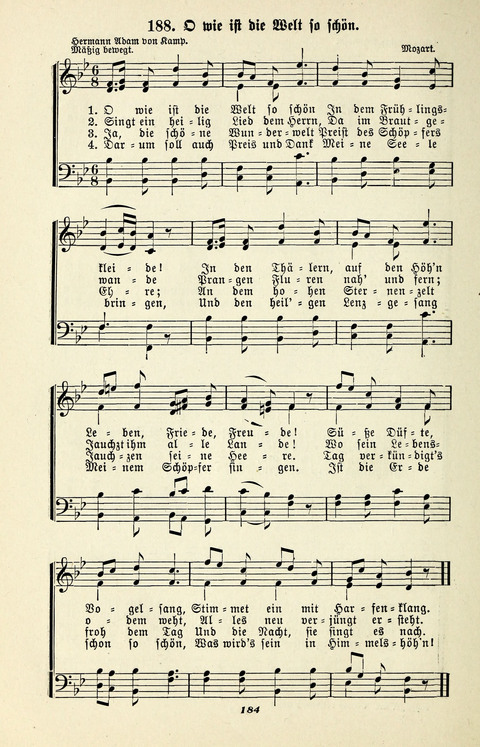 Glockenklänge: eine Liedersammlung für Sonntagschulen und Jugendvereine page 182