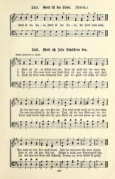 Glockenklänge: eine Liedersammlung für Sonntagschulen und Jugendvereine page 233