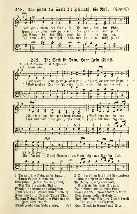 Glockenklänge: eine Liedersammlung für Sonntagschulen und Jugendvereine page 243