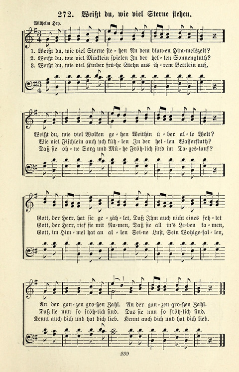 Glockenklänge: eine Liedersammlung für Sonntagschulen und Jugendvereine page 257