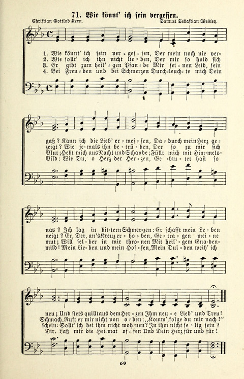 Glockenklänge: eine Liedersammlung für Sonntagschulen und Jugendvereine page 67