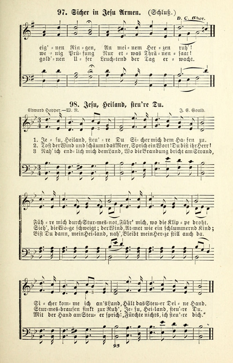 Glockenklänge: eine Liedersammlung für Sonntagschulen und Jugendvereine page 93