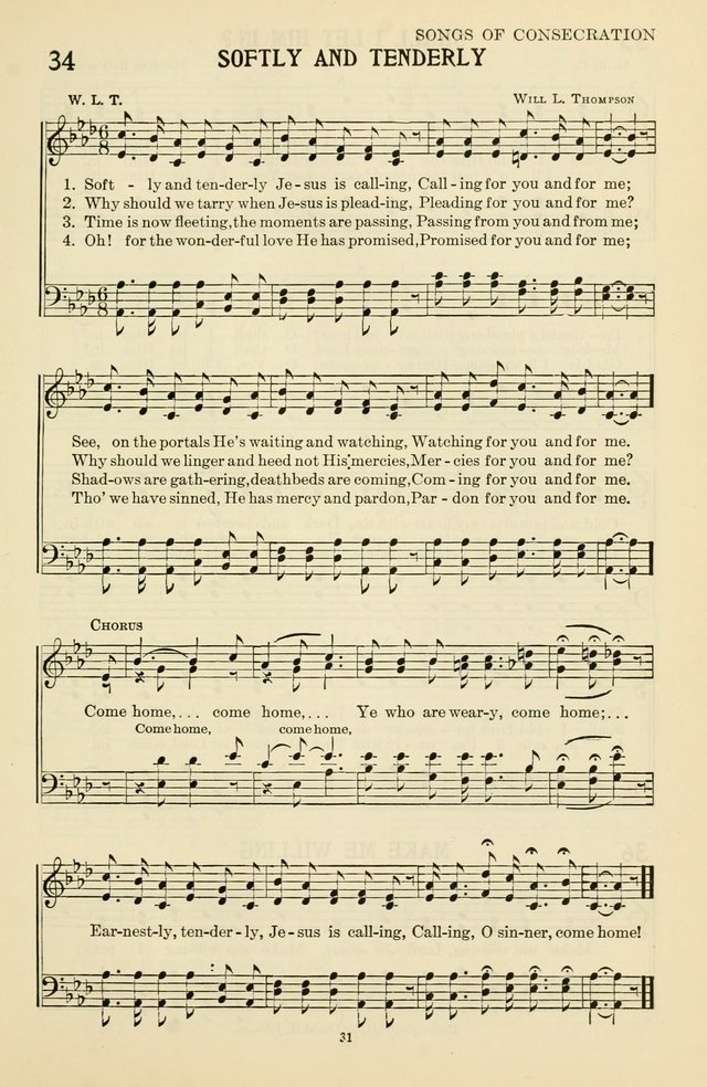 Gospel Melodies and Evangelistic Hymns page 31