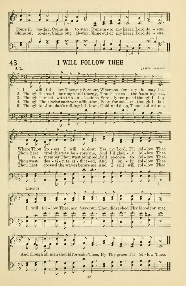 Gospel Melodies and Evangelistic Hymns page 37