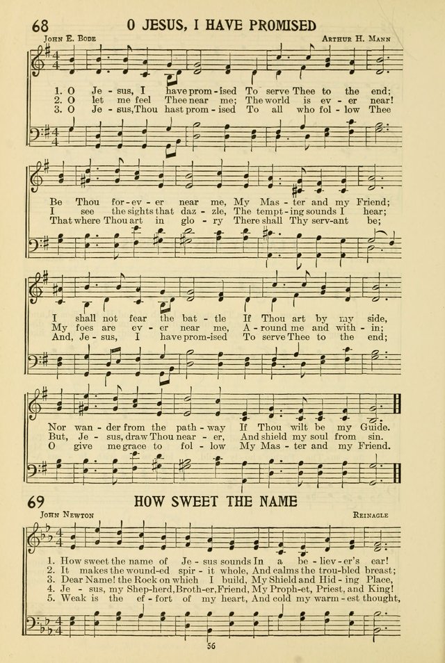 Gospel Melodies and Evangelistic Hymns page 56