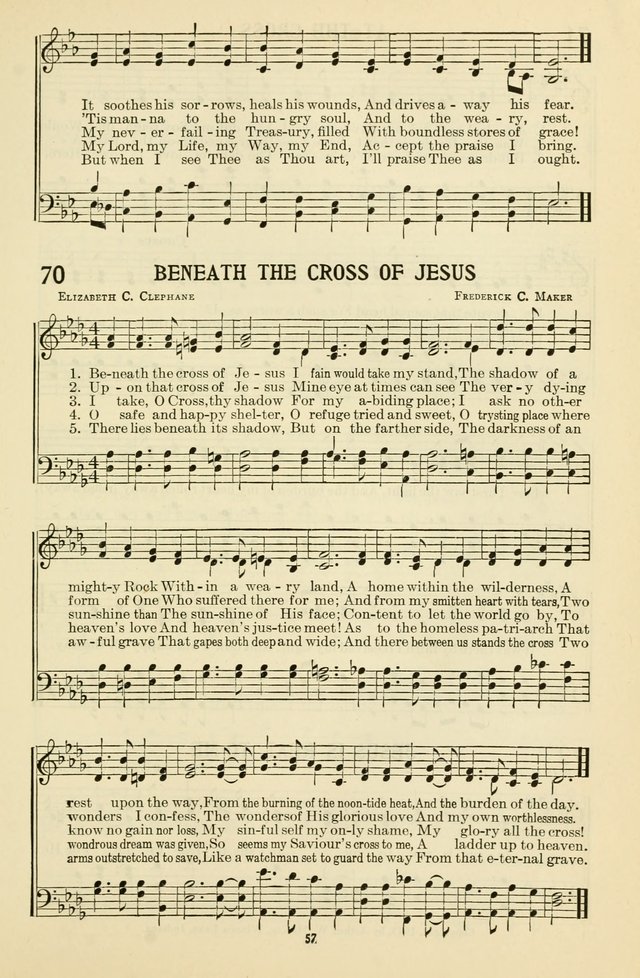 Gospel Melodies and Evangelistic Hymns page 57
