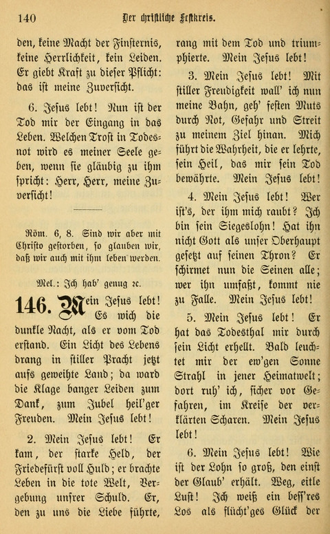 Gesangbuch in Mennoniten-Gemeinden in Kirche und Haus (4th ed.) page 140