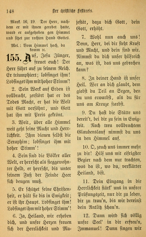 Gesangbuch in Mennoniten-Gemeinden in Kirche und Haus (4th ed.) page 148