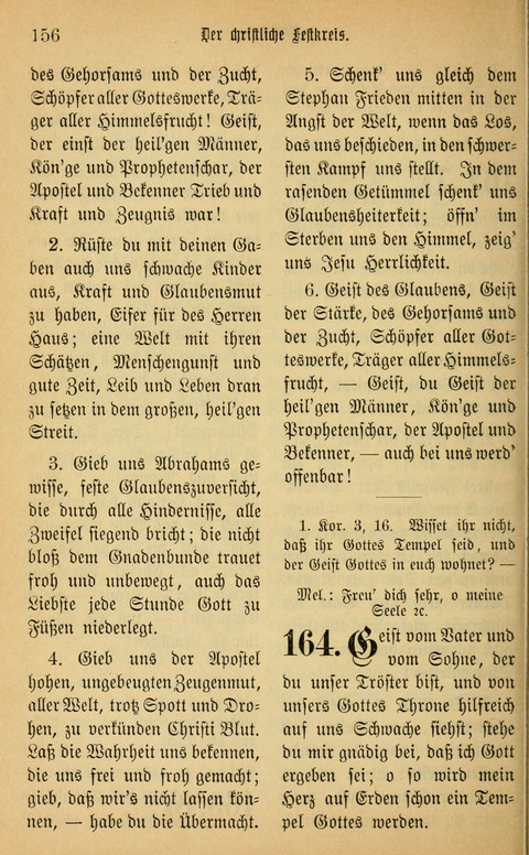 Gesangbuch in Mennoniten-Gemeinden in Kirche und Haus (4th ed.) page 156