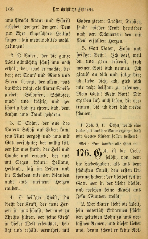 Gesangbuch in Mennoniten-Gemeinden in Kirche und Haus (4th ed.) page 168
