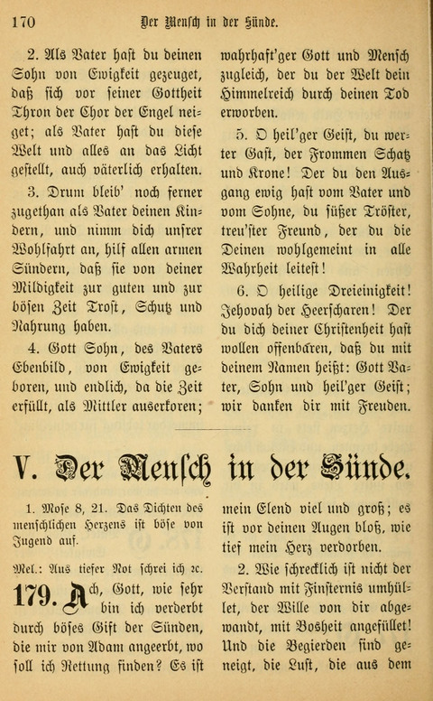 Gesangbuch in Mennoniten-Gemeinden in Kirche und Haus (4th ed.) page 170