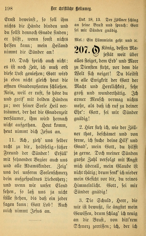 Gesangbuch in Mennoniten-Gemeinden in Kirche und Haus (4th ed.) page 198