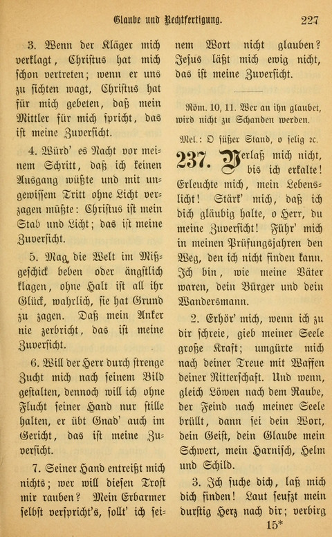 Gesangbuch in Mennoniten-Gemeinden in Kirche und Haus (4th ed.) page 227