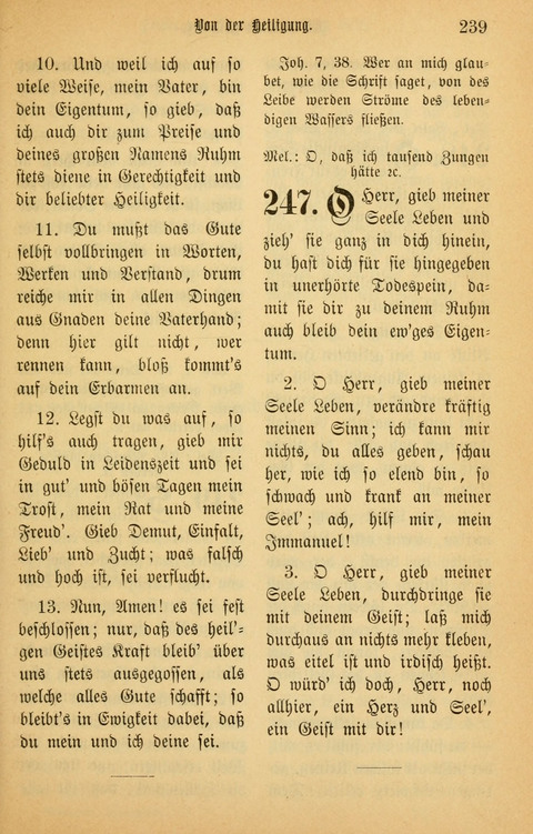 Gesangbuch in Mennoniten-Gemeinden in Kirche und Haus (4th ed.) page 239