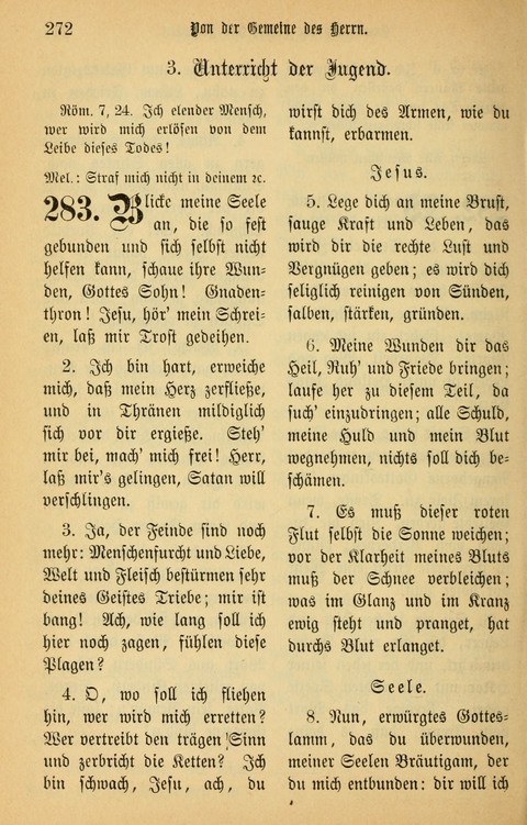 Gesangbuch in Mennoniten-Gemeinden in Kirche und Haus (4th ed.) page 272