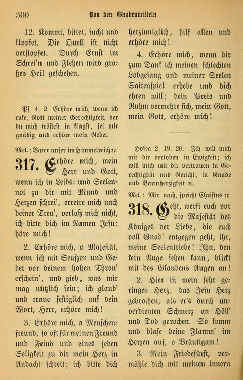 Gesangbuch in Mennoniten-Gemeinden in Kirche und Haus (4th ed.) page 300