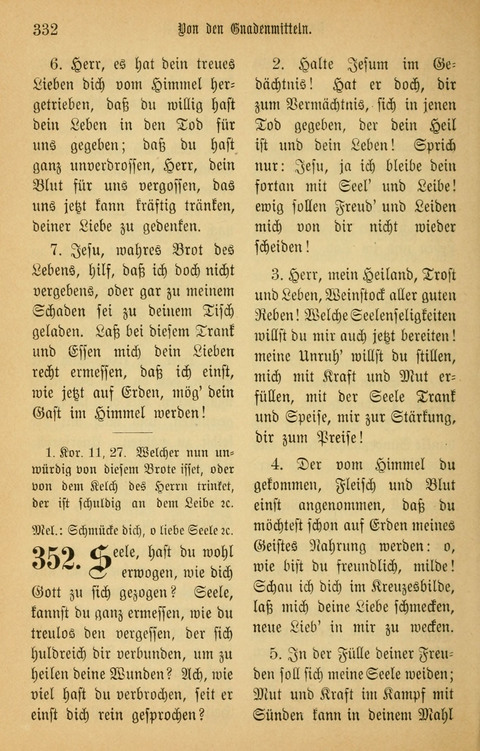 Gesangbuch in Mennoniten-Gemeinden in Kirche und Haus (4th ed.) page 332
