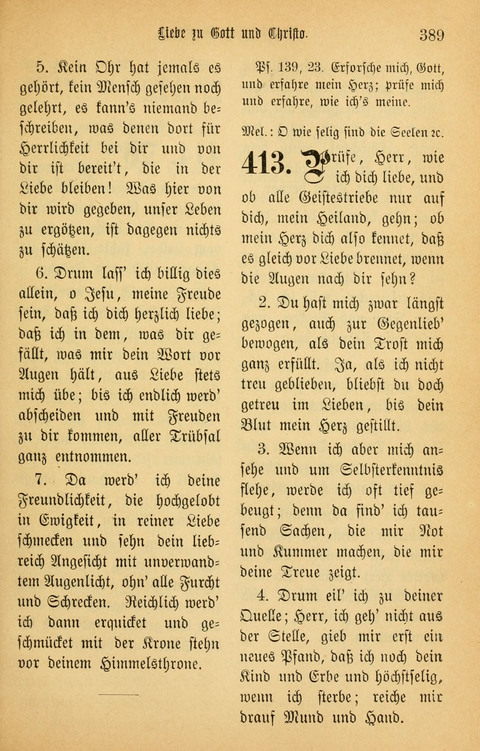 Gesangbuch in Mennoniten-Gemeinden in Kirche und Haus (4th ed.) page 389