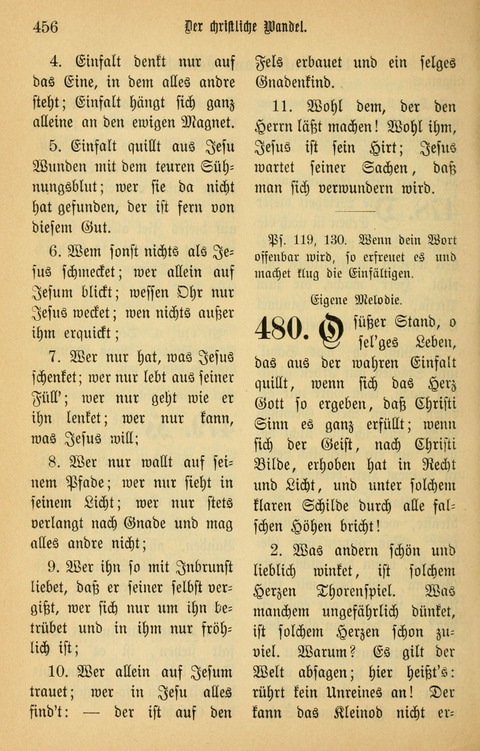 Gesangbuch in Mennoniten-Gemeinden in Kirche und Haus (4th ed.) page 456