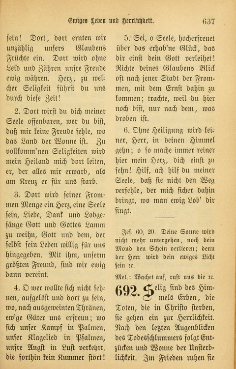 Gesangbuch in Mennoniten-Gemeinden in Kirche und Haus (4th ed.) page 637