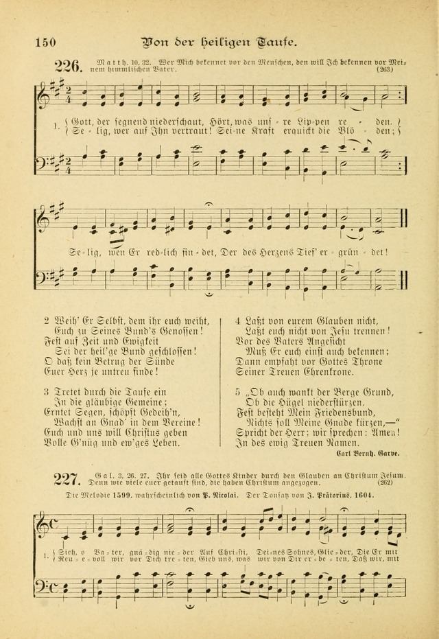 Gesangbuch mit Noten: herausgegeben von der Allgemeinen Conferenz der Mennoniten von Nord-Amerika (3rd. Aufl.) page 150