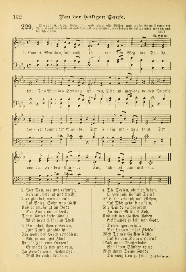 Gesangbuch mit Noten: herausgegeben von der Allgemeinen Conferenz der Mennoniten von Nord-Amerika (3rd. Aufl.) page 152