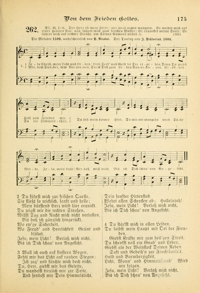 Gesangbuch mit Noten: herausgegeben von der Allgemeinen Conferenz der Mennoniten von Nord-Amerika (3rd. Aufl.) page 175