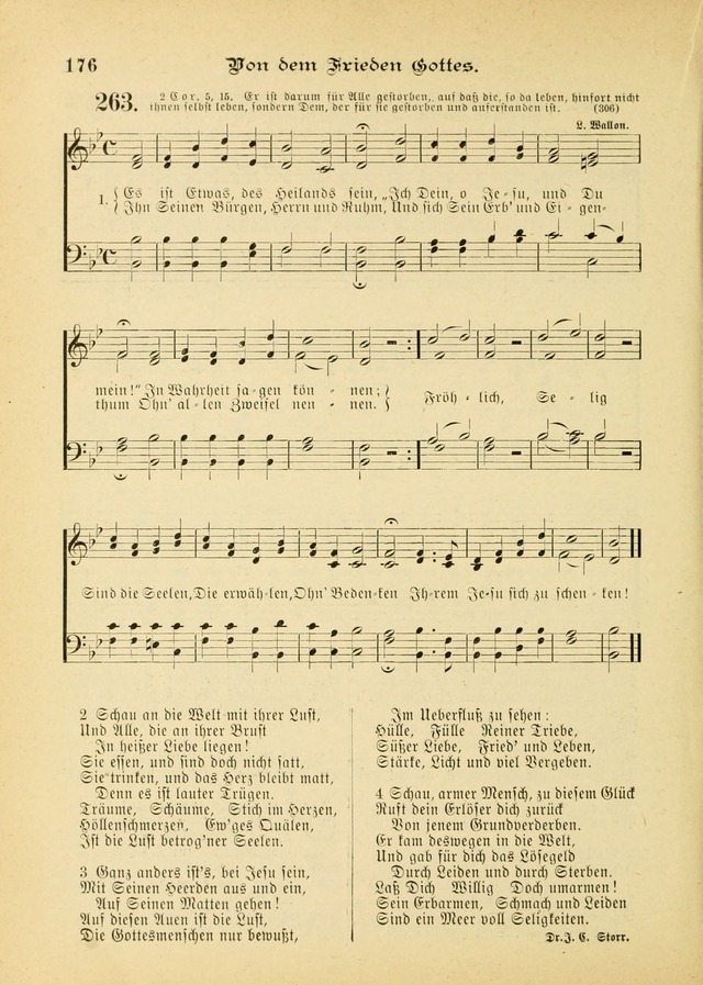 Gesangbuch mit Noten: herausgegeben von der Allgemeinen Conferenz der Mennoniten von Nord-Amerika (3rd. Aufl.) page 176