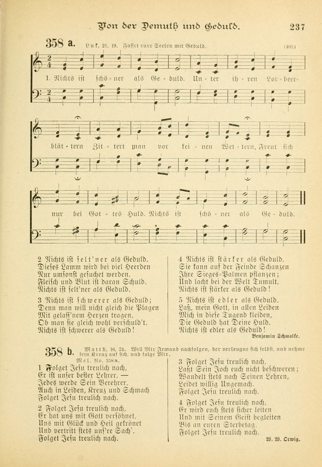 Gesangbuch mit Noten: herausgegeben von der Allgemeinen Conferenz der Mennoniten von Nord-Amerika (3rd. Aufl.) page 237