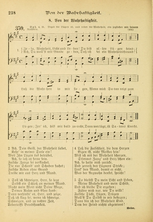 Gesangbuch mit Noten: herausgegeben von der Allgemeinen Conferenz der Mennoniten von Nord-Amerika (3rd. Aufl.) page 238