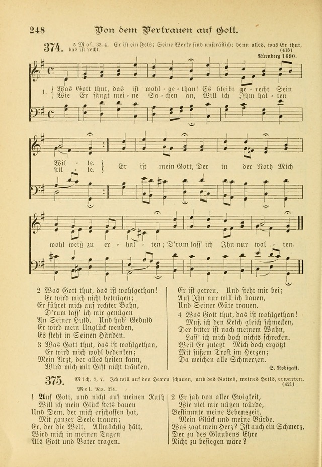 Gesangbuch mit Noten: herausgegeben von der Allgemeinen Conferenz der Mennoniten von Nord-Amerika (3rd. Aufl.) page 248