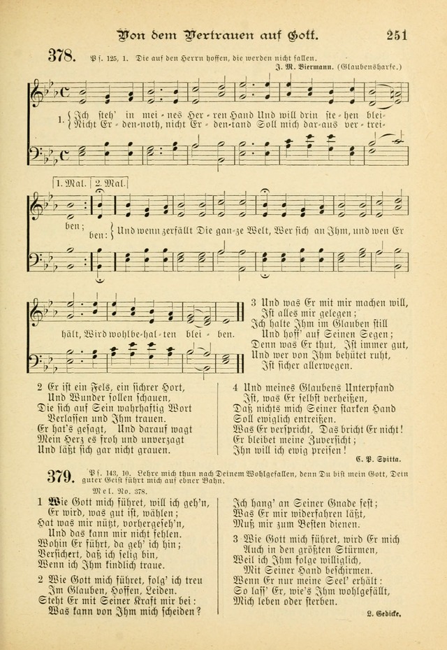 Gesangbuch mit Noten: herausgegeben von der Allgemeinen Conferenz der Mennoniten von Nord-Amerika (3rd. Aufl.) page 251