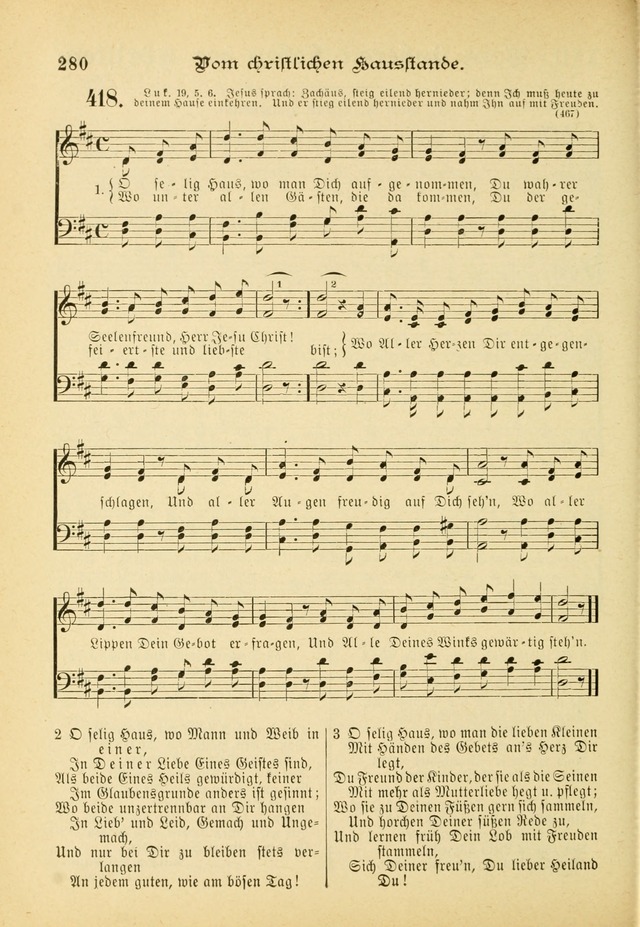 Gesangbuch mit Noten: herausgegeben von der Allgemeinen Conferenz der Mennoniten von Nord-Amerika (3rd. Aufl.) page 280
