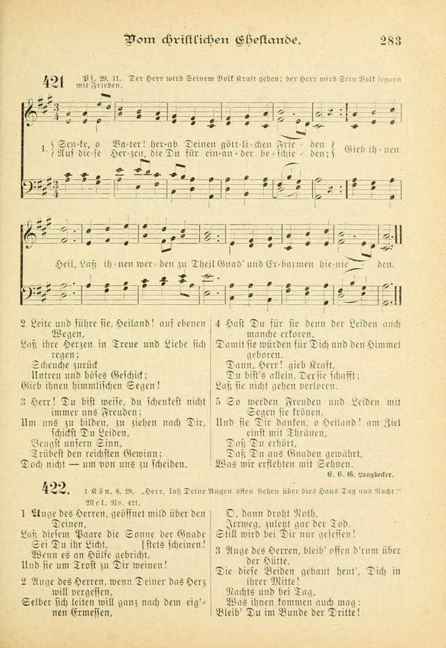 Gesangbuch mit Noten: herausgegeben von der Allgemeinen Conferenz der Mennoniten von Nord-Amerika (3rd. Aufl.) page 283