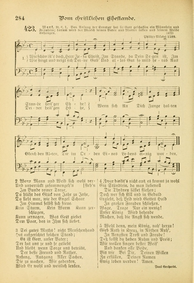 Gesangbuch mit Noten: herausgegeben von der Allgemeinen Conferenz der Mennoniten von Nord-Amerika (3rd. Aufl.) page 284