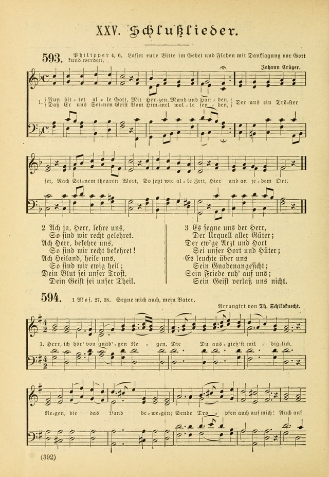 Gesangbuch mit Noten: herausgegeben von der Allgemeinen Conferenz der Mennoniten von Nord-Amerika (3rd. Aufl.) page 392