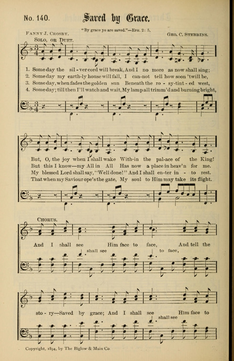 Gospel Melodies New and Old: For use in the Universalist Church page 124
