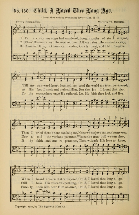 Gospel Melodies New and Old: For use in the Universalist Church page 134