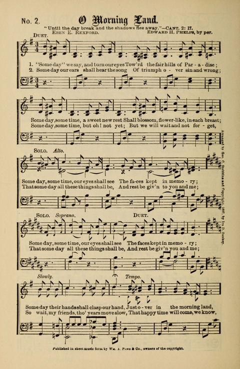 Gospel Melodies New and Old: For use in the Universalist Church page 2