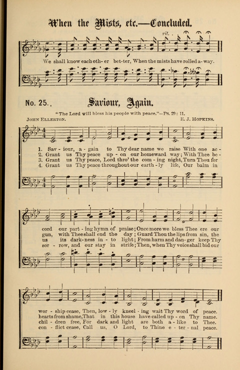 Gospel Melodies New and Old: For use in the Universalist Church page 25