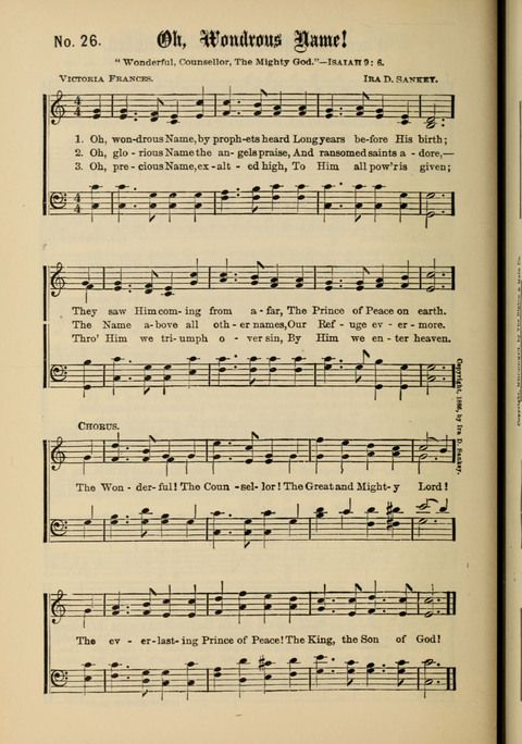 Gospel Melodies New and Old: For use in the Universalist Church page 26