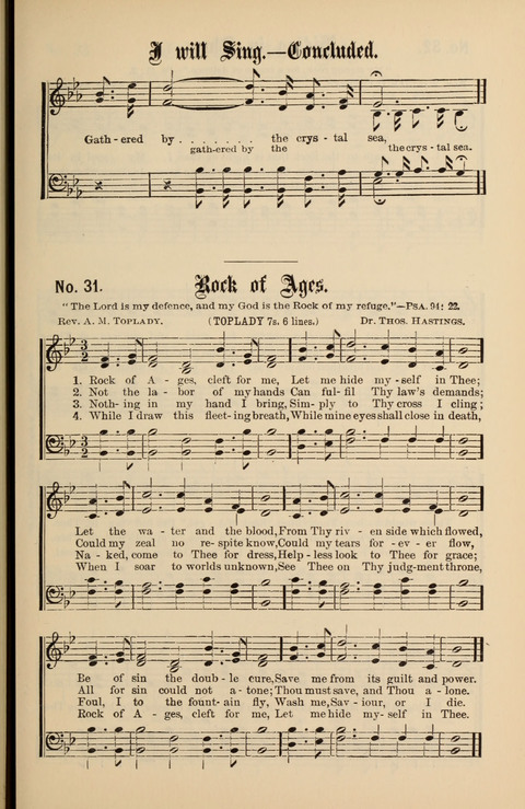 Gospel Melodies New and Old: For use in the Universalist Church page 31