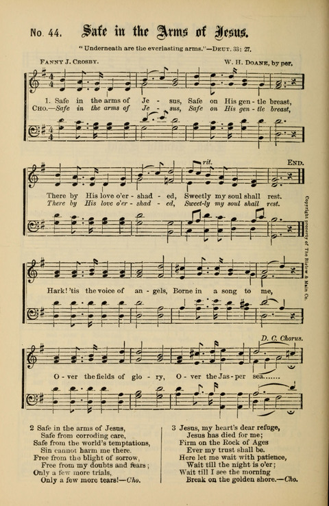 Gospel Melodies New and Old: For use in the Universalist Church page 44