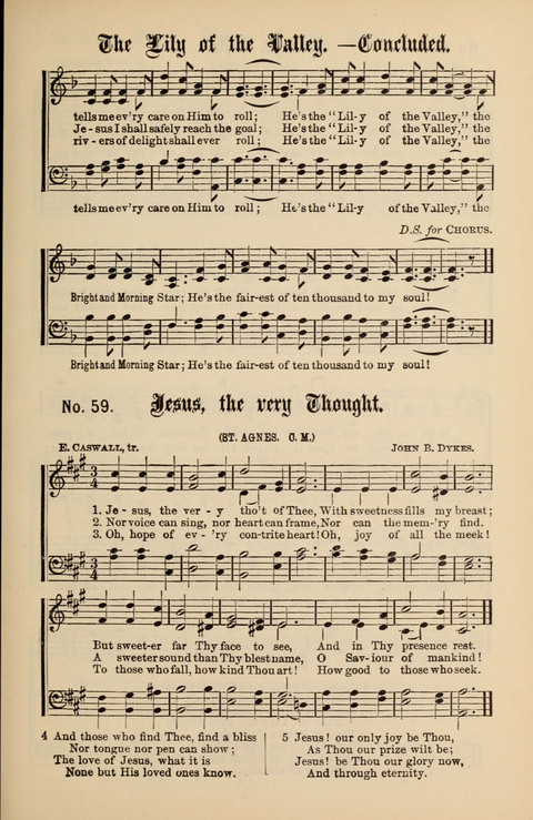 Gospel Melodies New and Old: For use in the Universalist Church page 59