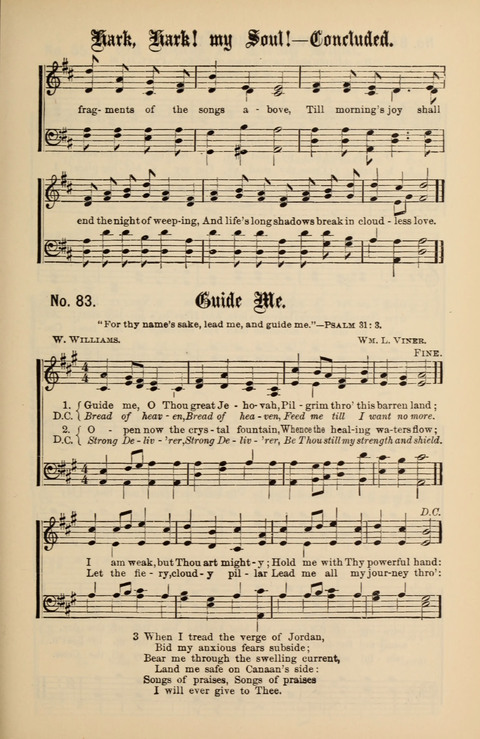 Gospel Melodies New and Old: For use in the Universalist Church page 83