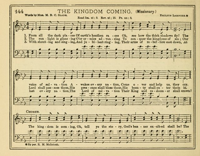 Good News: or songs and tunes for Sunday schools, Christian associations, and special meetings page 142
