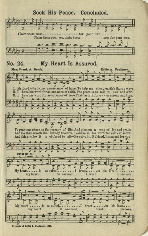 Glad News No. 2: a collection of Sacred Songs, Both New and Old page 25