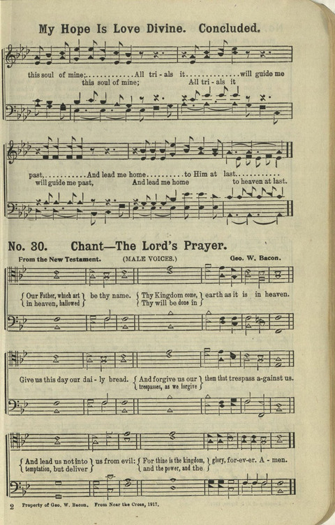 Glad News No. 2: a collection of Sacred Songs, Both New and Old page 31