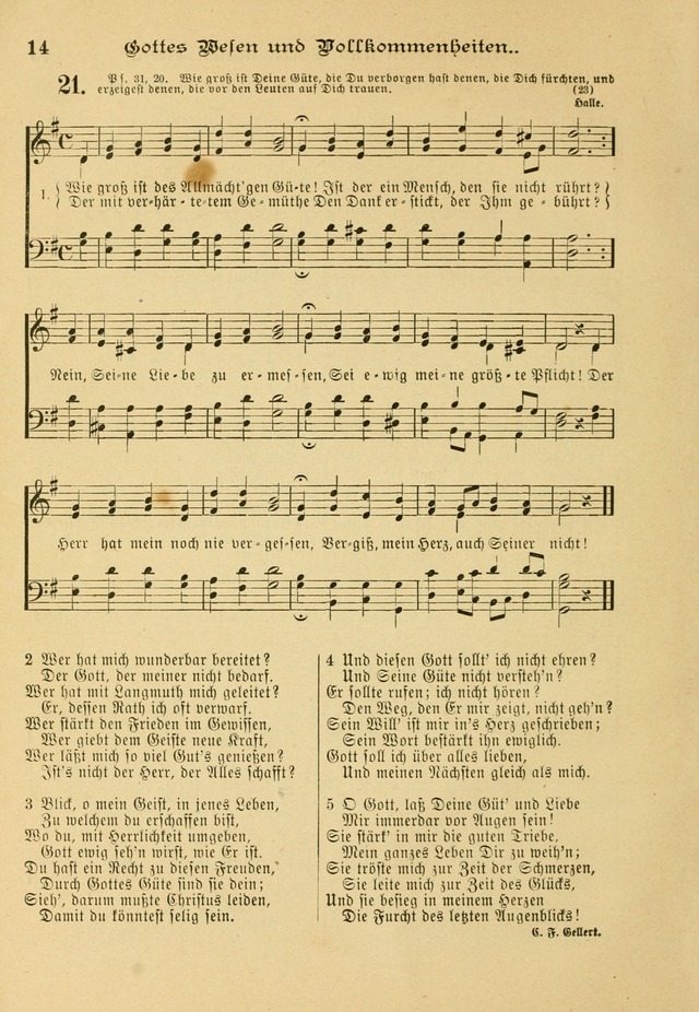 Gesangbuch mit Noten: herausgegeben von der Allgemeinen Conferenz der Mennoniten von Nord-Amerika page 14