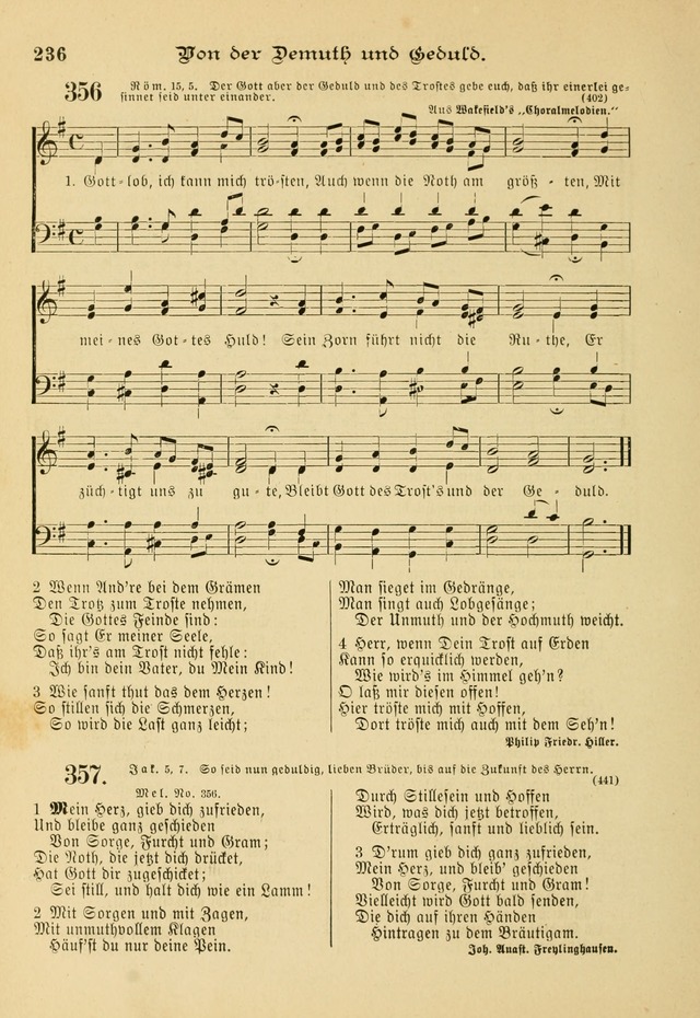 Gesangbuch mit Noten: herausgegeben von der Allgemeinen Conferenz der Mennoniten von Nord-Amerika page 236